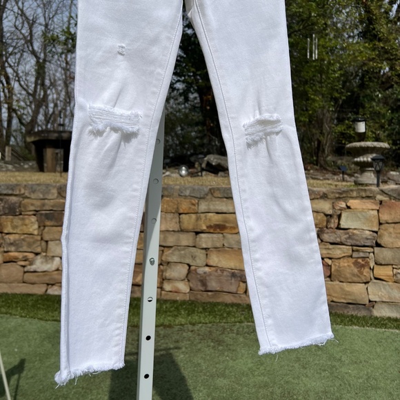 DL 1961 Chloe Girls' Eggshell Skinny Jeans - Picture 5 of 15